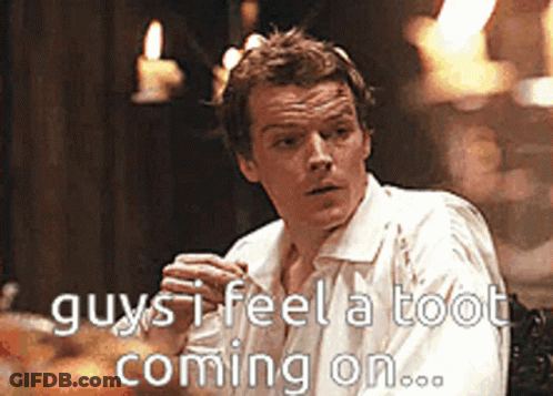 Guys I Feel A Toot Coming On Smoking Man GIF