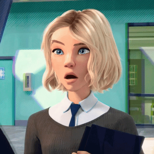 Gwen Stacy Sarcastic What GIF