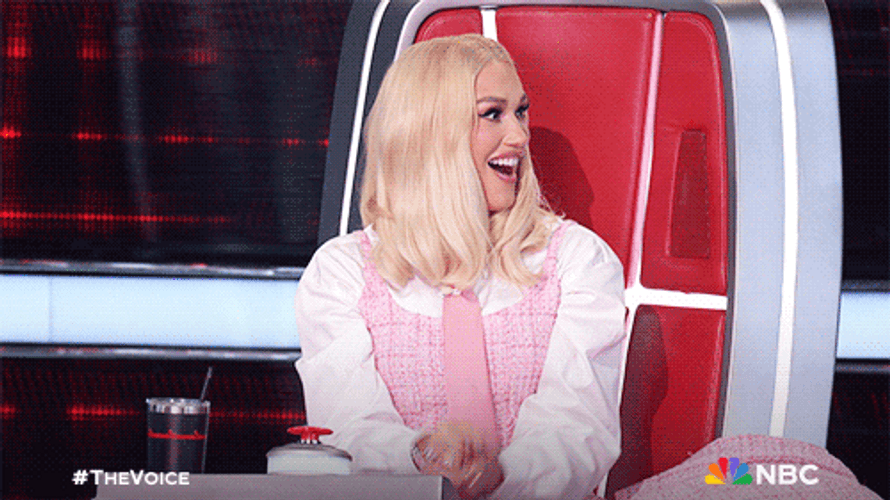 Gwen Stefani Cute Ahhh Reaction GIF