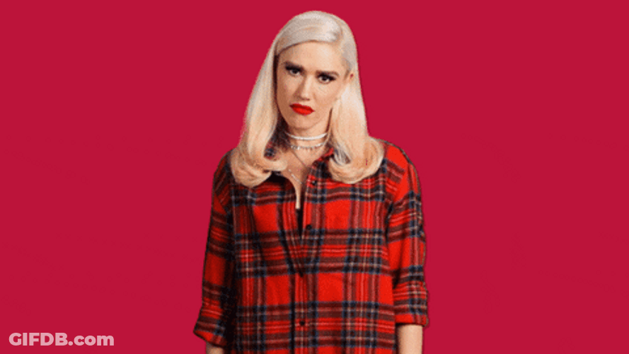 Gwen Stefani Dislike Reaction GIF