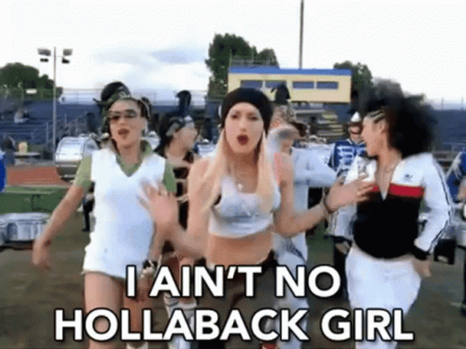 Gwen Stefani Hollaback Girl GIF
