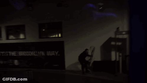 Gym Sign Saying Spread GIF