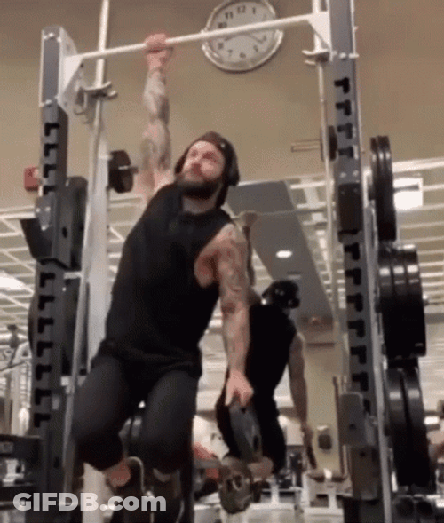Gym Tricks Extreme Working Out GIF