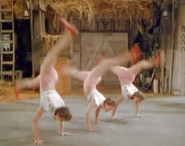 Gymnast Ladies During 40S GIF