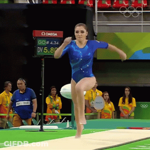 Gymnastics Aliya Mustafina Floor Exercise GIF