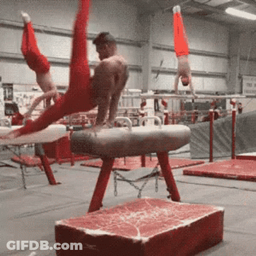 Gymnastics Pommel Horse GIF