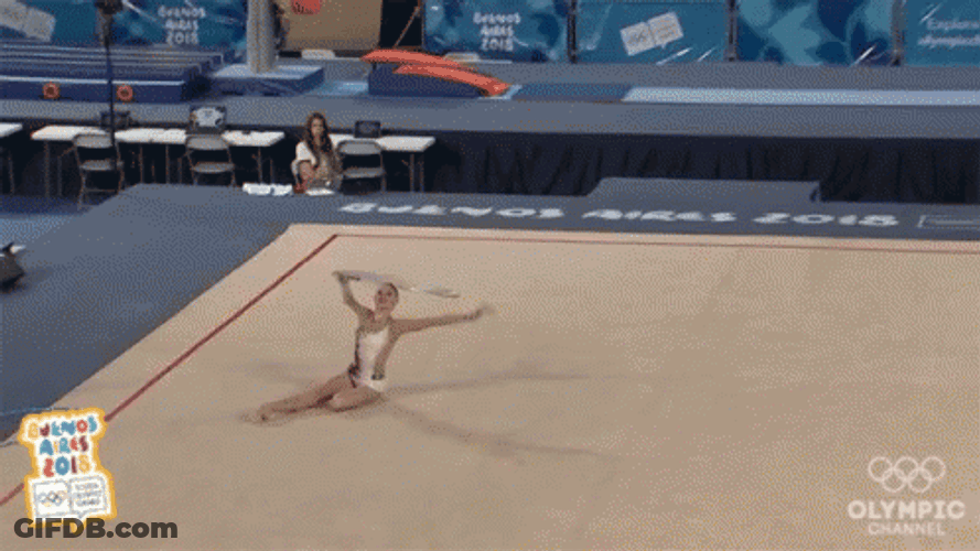 Gymnastics Rhythmic Olympics GIF
