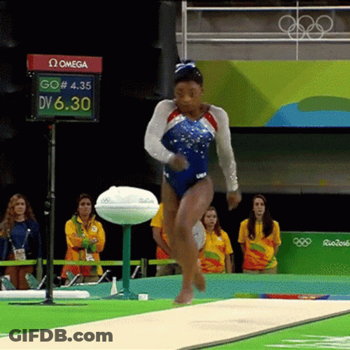 Gymnastics Simon Biles Acrobatics GIF
