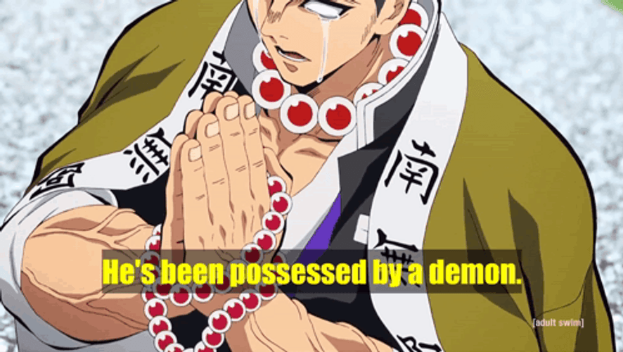 Gyomei He's Been Possessed By Demon GIF