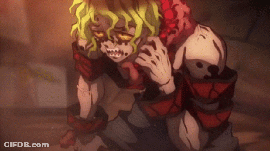 Gyutaro Animated Character GIF