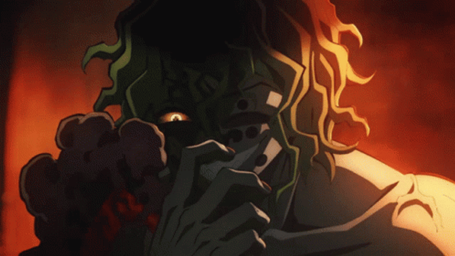 Gyutaro Demon Slayer Enjoyed GIF
