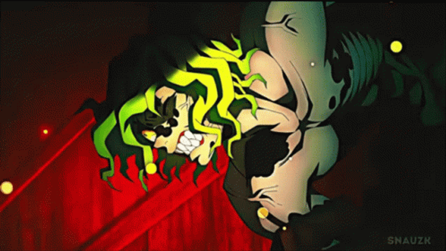 Gyutaro Demon Slayer Ready To Fight GIF