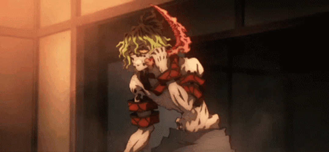 Gyutaro Demon Slayer Yelling Anime GIF