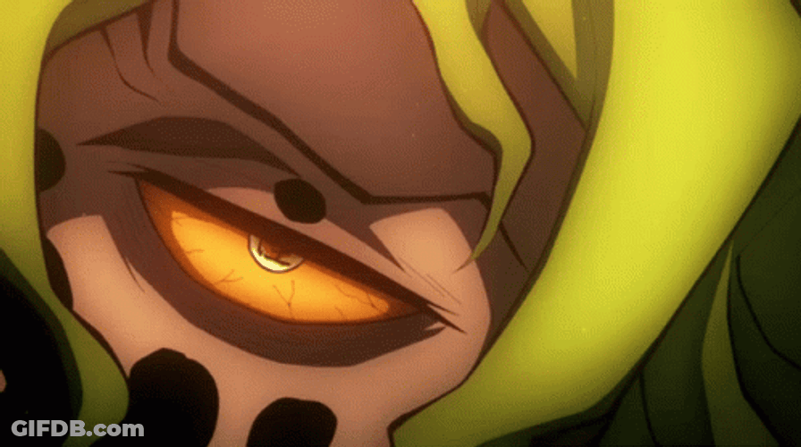 Gyutaro Eye Close Up GIF