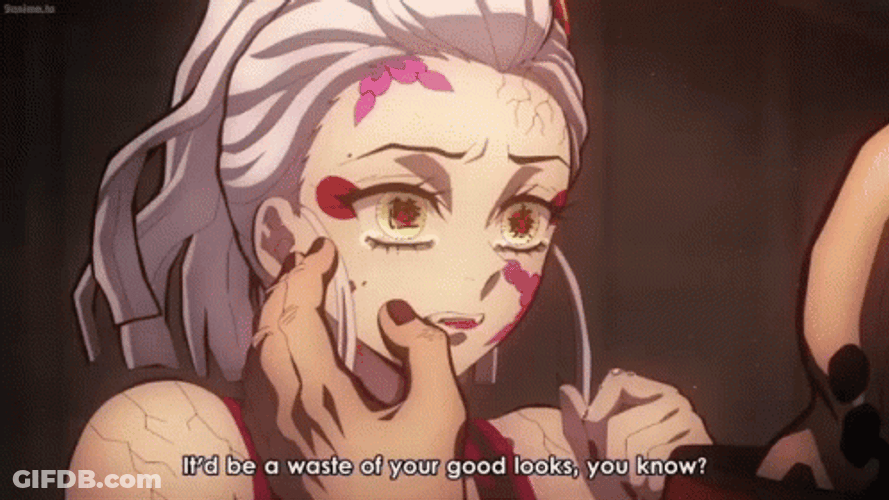 Gyutaro Good Looks GIF