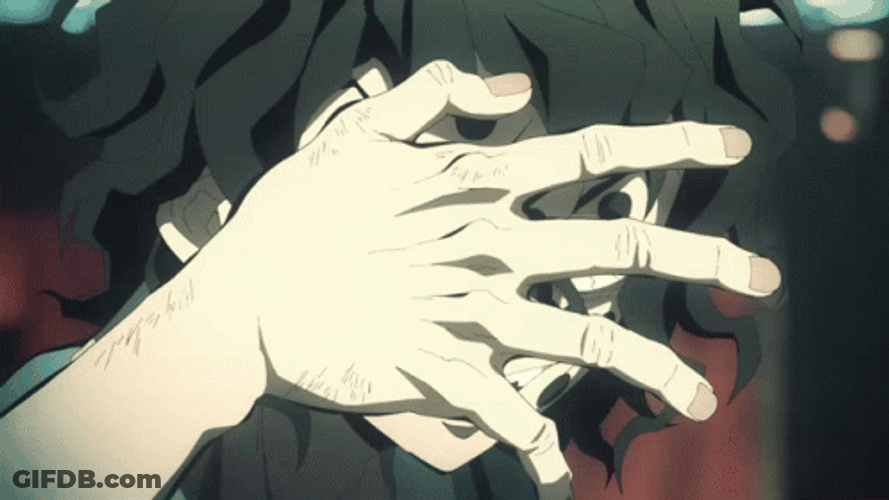 Gyutaro Part Hair GIF