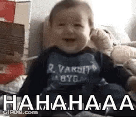 Ha Cute Kid Roll Over GIF