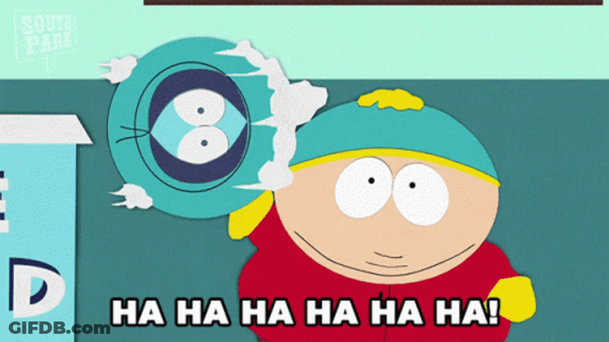 Ha Ha Ha South Park Eric Cartman GIF