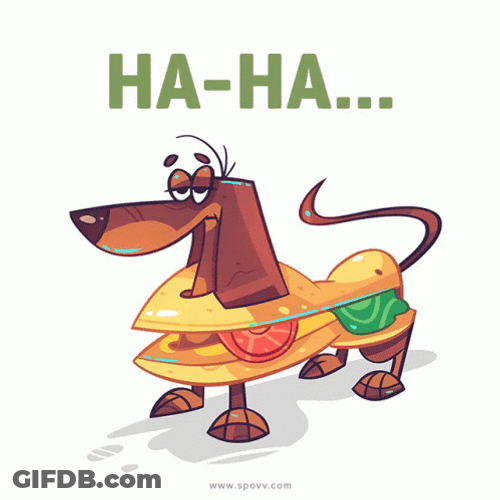 Ha Ha Sausage Dog GIF