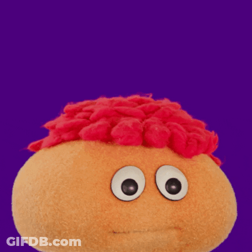 Ha Orange  Puppet Gerbert GIF