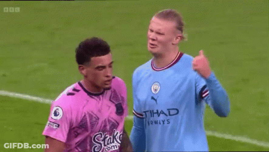 Haaland Chatty Man GIF