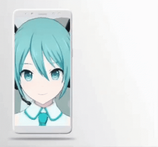 Hacker Im In Cute Anime Blue Hair GIF