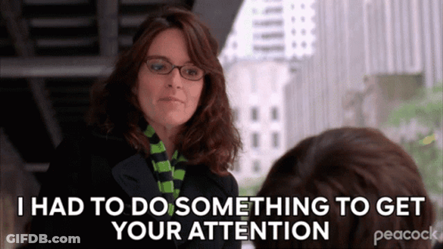Had To Do Something And Pay Attention GIF