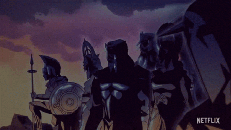 Hades Attack Fight Blood Of Zeus Netflix GIF