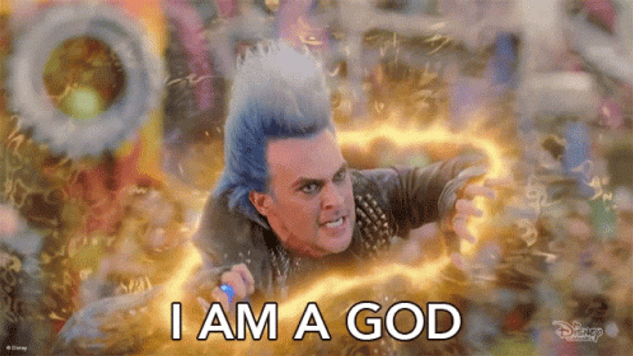 Hades Cheyenne Jackson Descendants 3 Movie Quote GIF