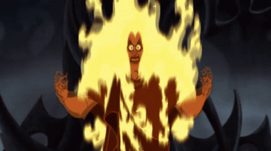 Hades Hercules Movie Angry Fire Meg Dodge GIF