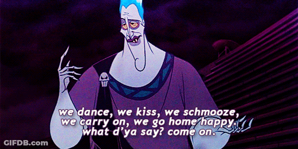 Hades Hercules Movie Flirting Meme GIF