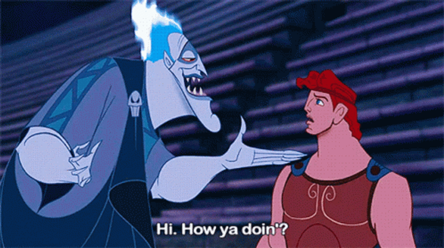 Hades Hercules Movie Hi How Are You GIF
