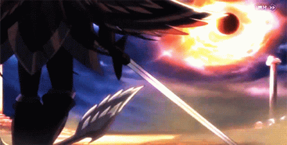Hades Saint Seya Anime Eclipse Heaven GIF