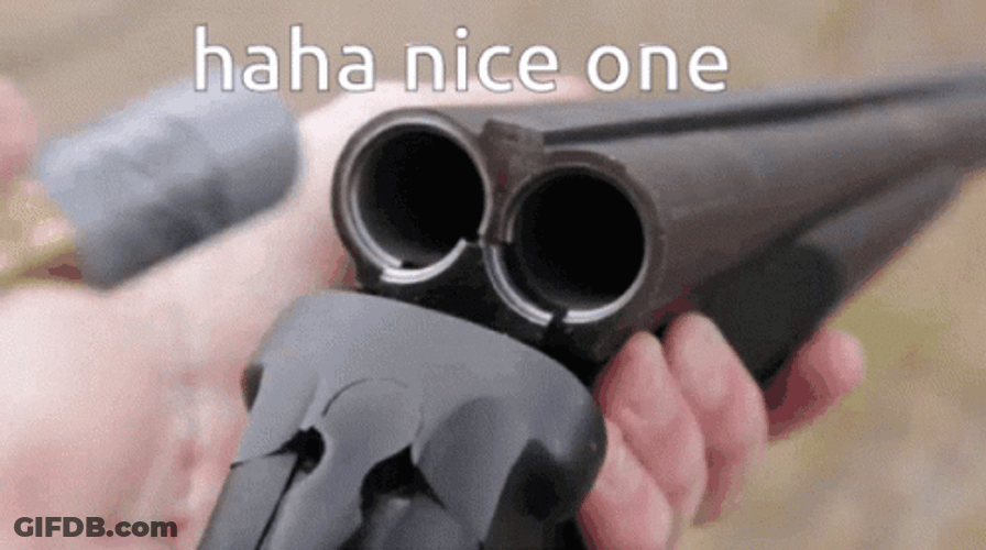 Haha Nice One Loading Shot Gun GIF
