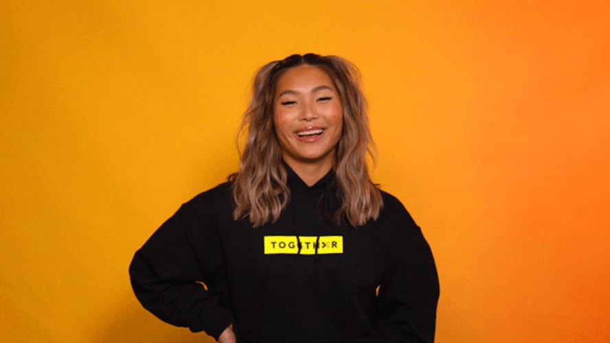Haha No Not Laughing Chloe Kim GIF