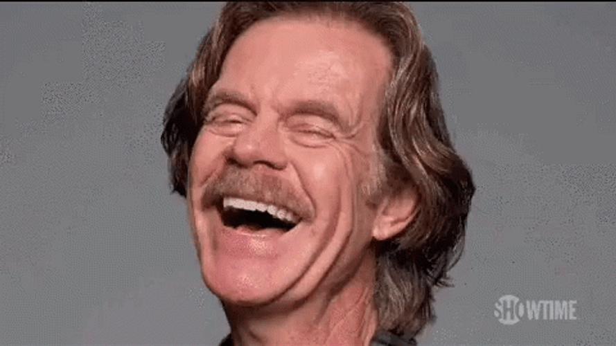 Haha No William Macy Serious GIF