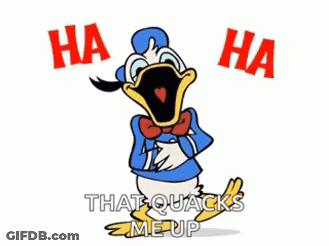 Hahaha Donald Duck GIF