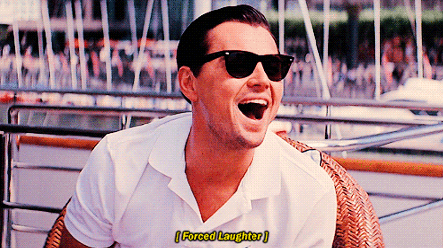 Hahaha Forced Laughter GIF