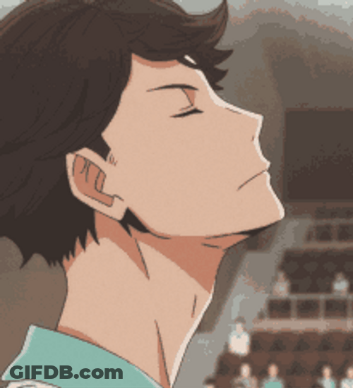 Haikyū Tōru Oikawa Sleepy GIF