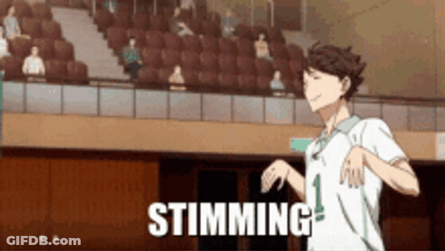 Haikyū Tōru Oikawa Stimming GIF