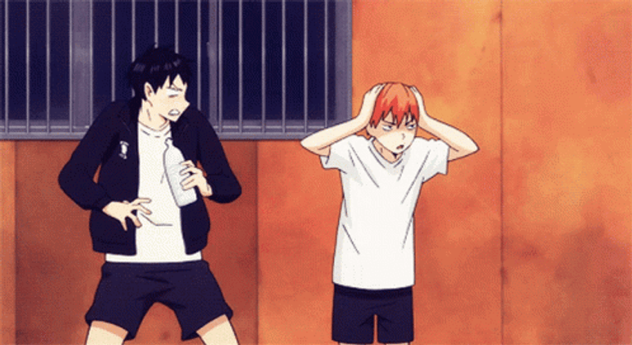 Haikyuu Kageyama Throw Hinata GIF