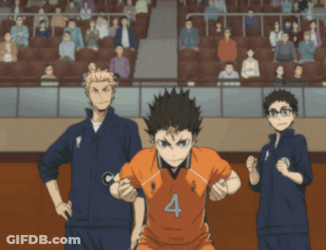 Haikyuu Nishinoya Jumping GIF
