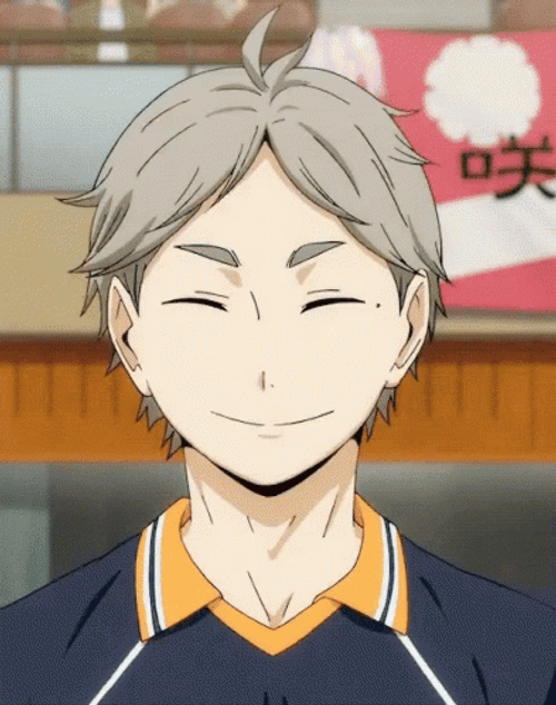 Haikyuu Sugawara Cute Smile GIF