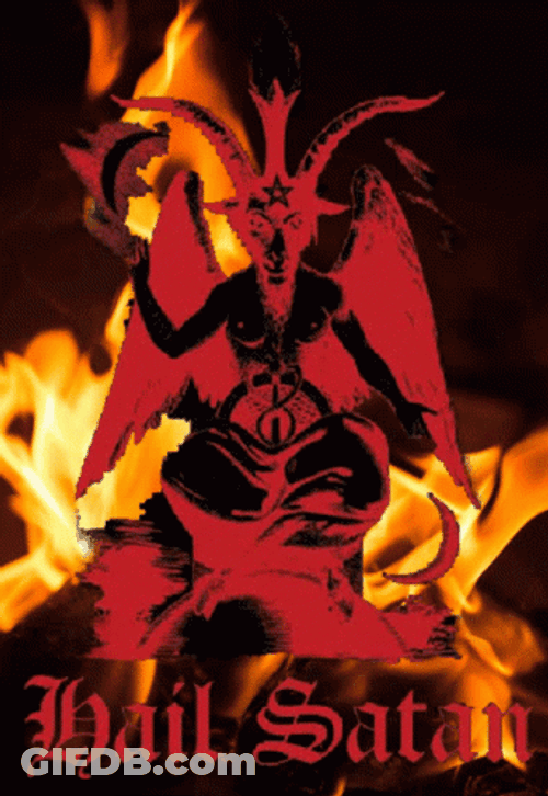 Hail Satan GIF