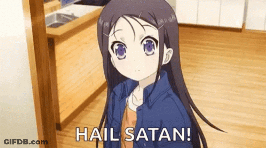Hail Satan GIF