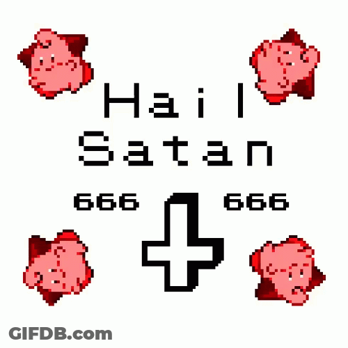 Hail Satan GIF