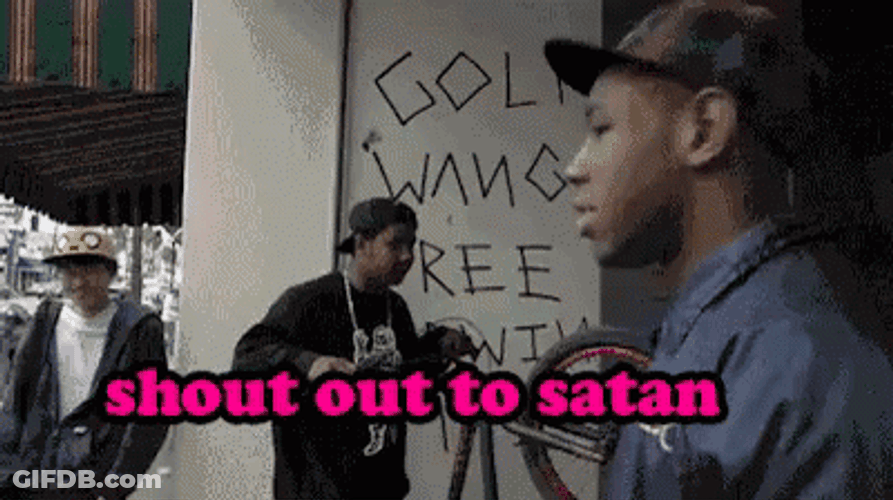 Hail Satan GIF