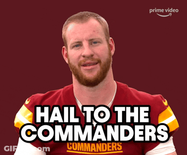 Hail To Washington Commanders GIF