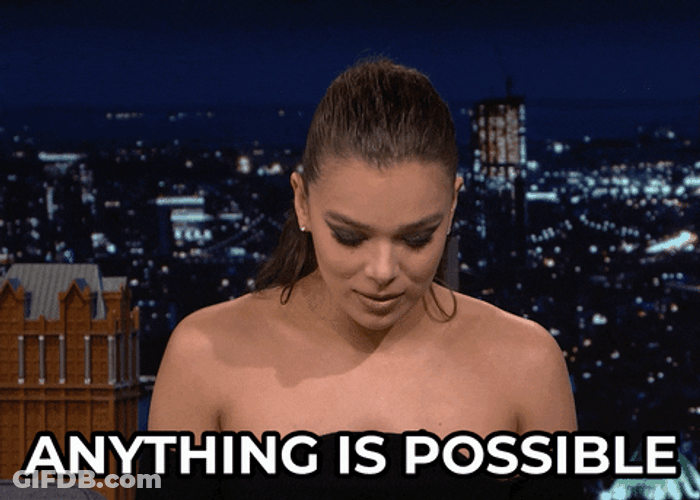 Hailee Steinfeld Anything Is Possible GIF