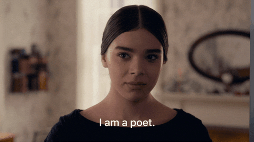 Hailee Steinfeld I Am A Poet GIF